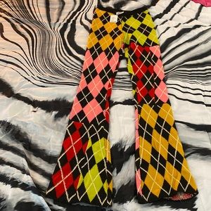 Ragged priest x free people knit bell bottom pants Xs new w tags